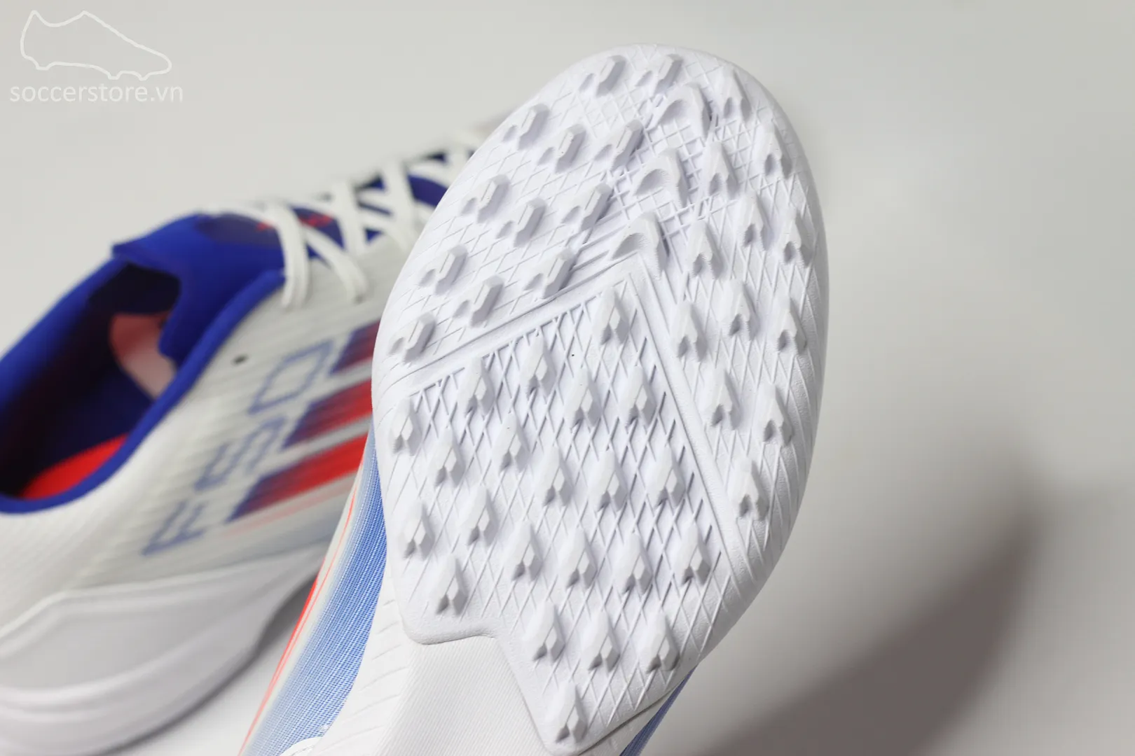 Adidas F50 League TF Advancement pack màu trắng xanh IF1343