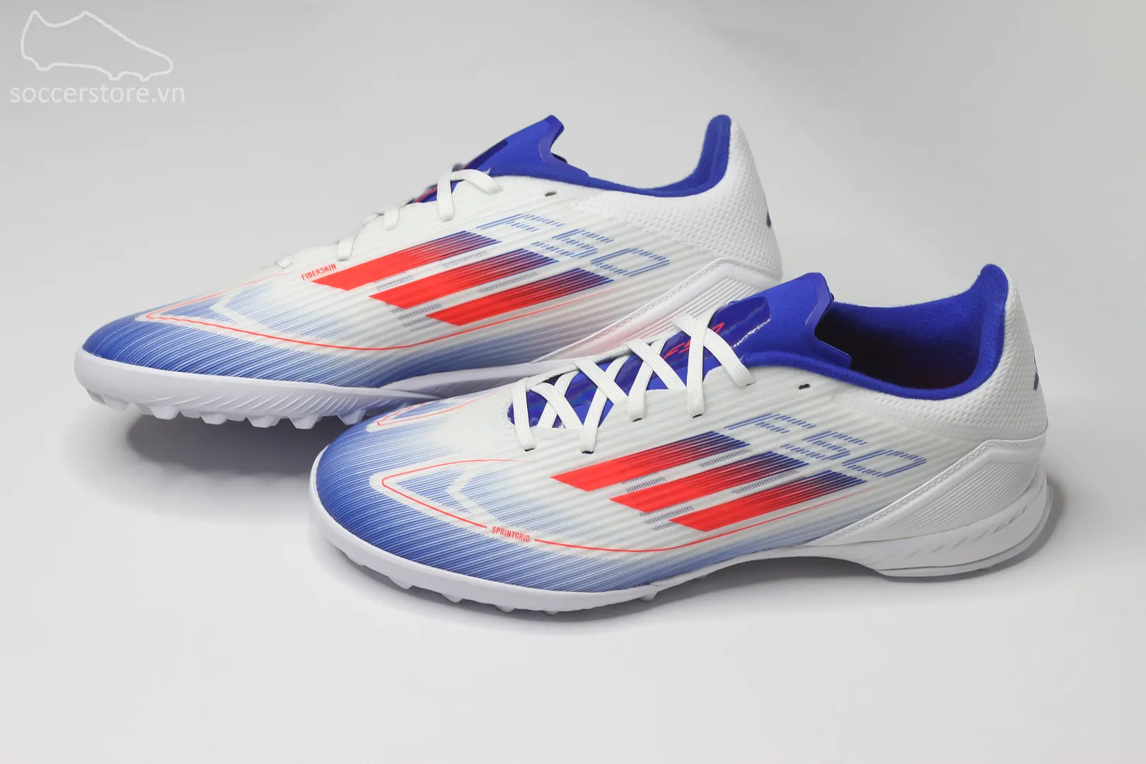 Adidas F50 League TF Advancement pack màu trắng xanh IF1343