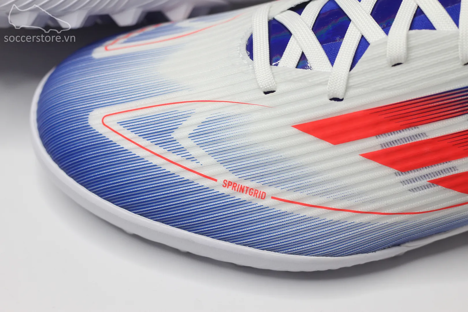 Adidas F50 League TF Advancement pack màu trắng xanh IF1343