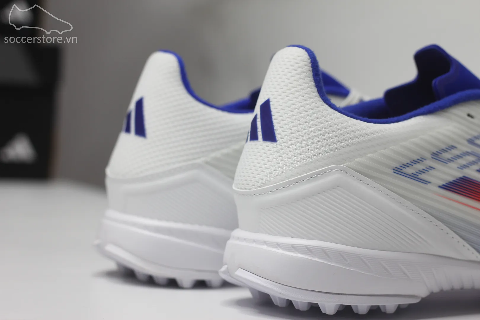 Adidas F50 League TF Advancement pack màu trắng xanh IF1343