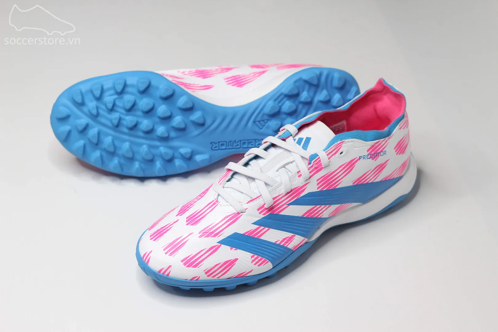 Adidas Predator League TF Reemergence pack màu trắng hồng IF6379