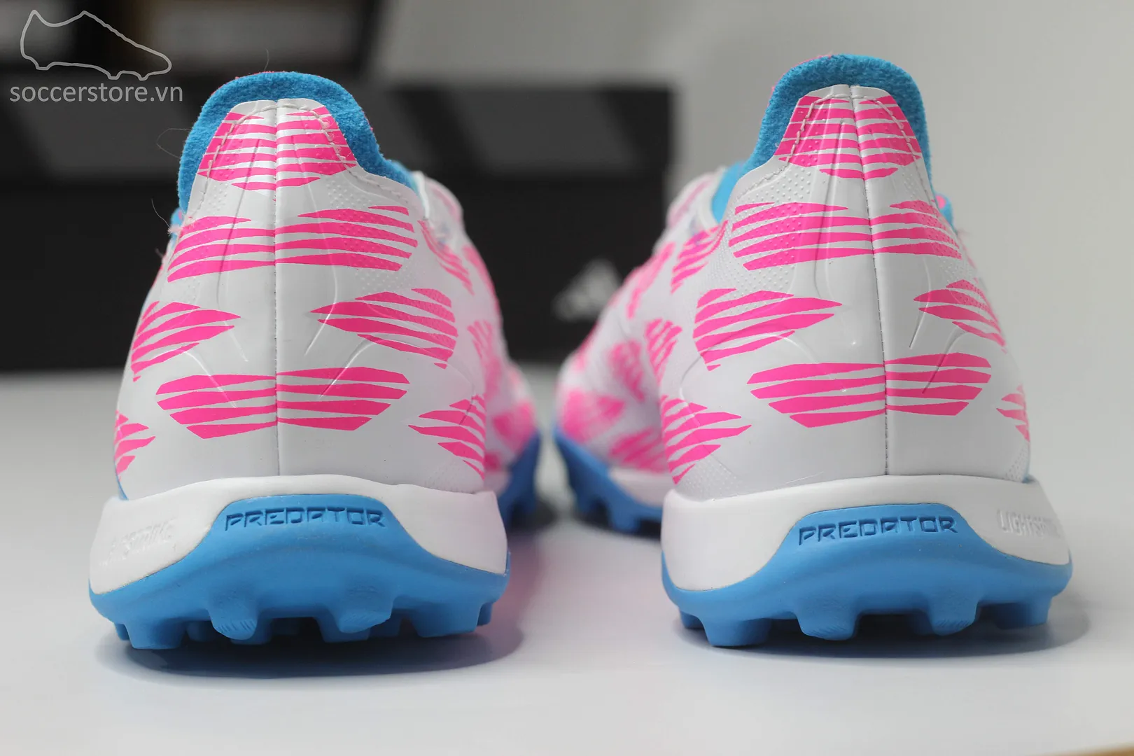 Adidas Predator League TF Reemergence pack màu trắng hồng IF6379