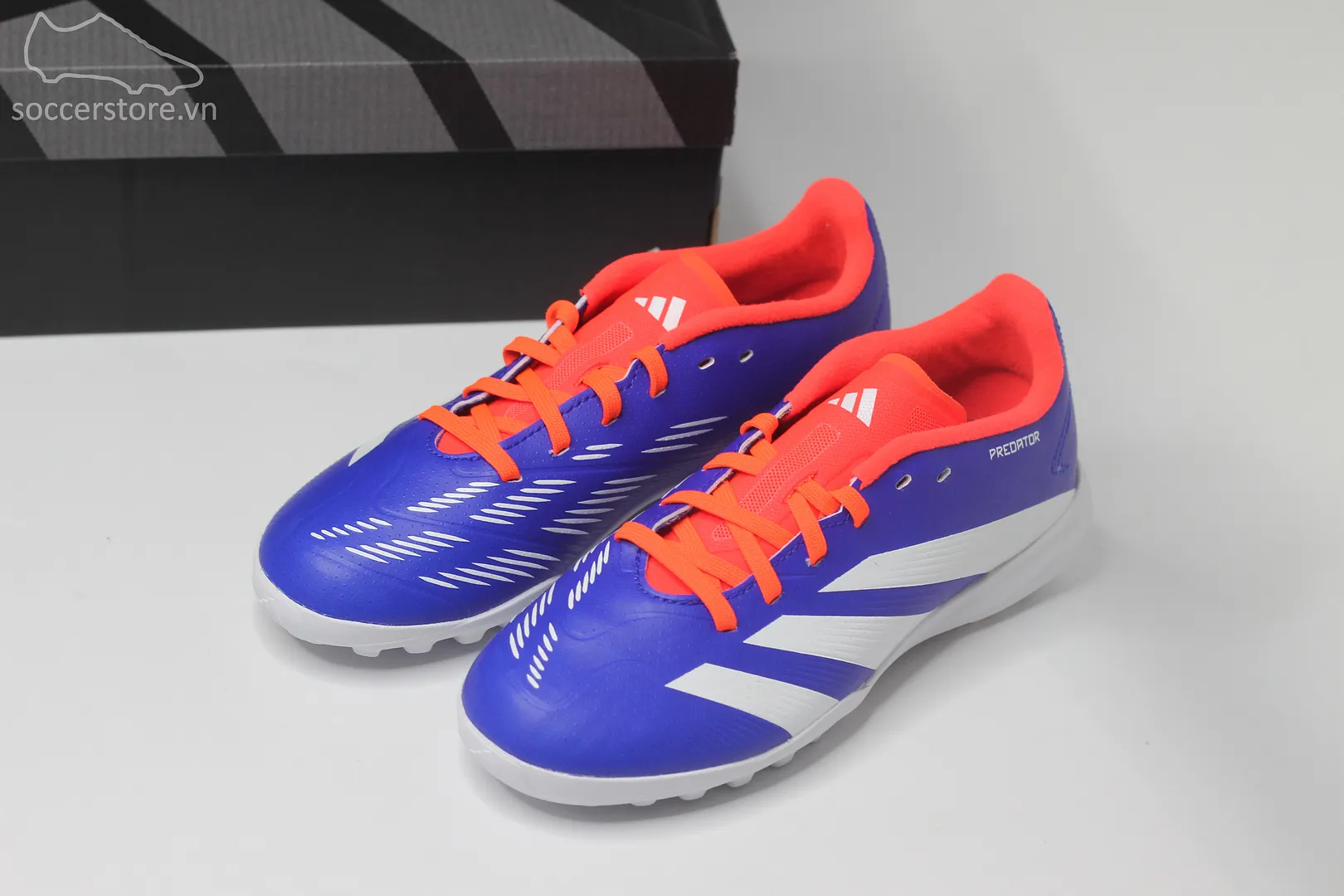 Adidas Predator League TF Junior Advancement pack màu xanh trắng Kids IF6413