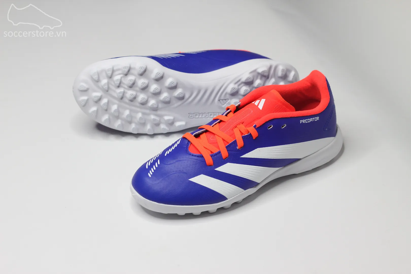 Adidas Predator League TF Junior Advancement pack màu xanh trắng Kids IF6413