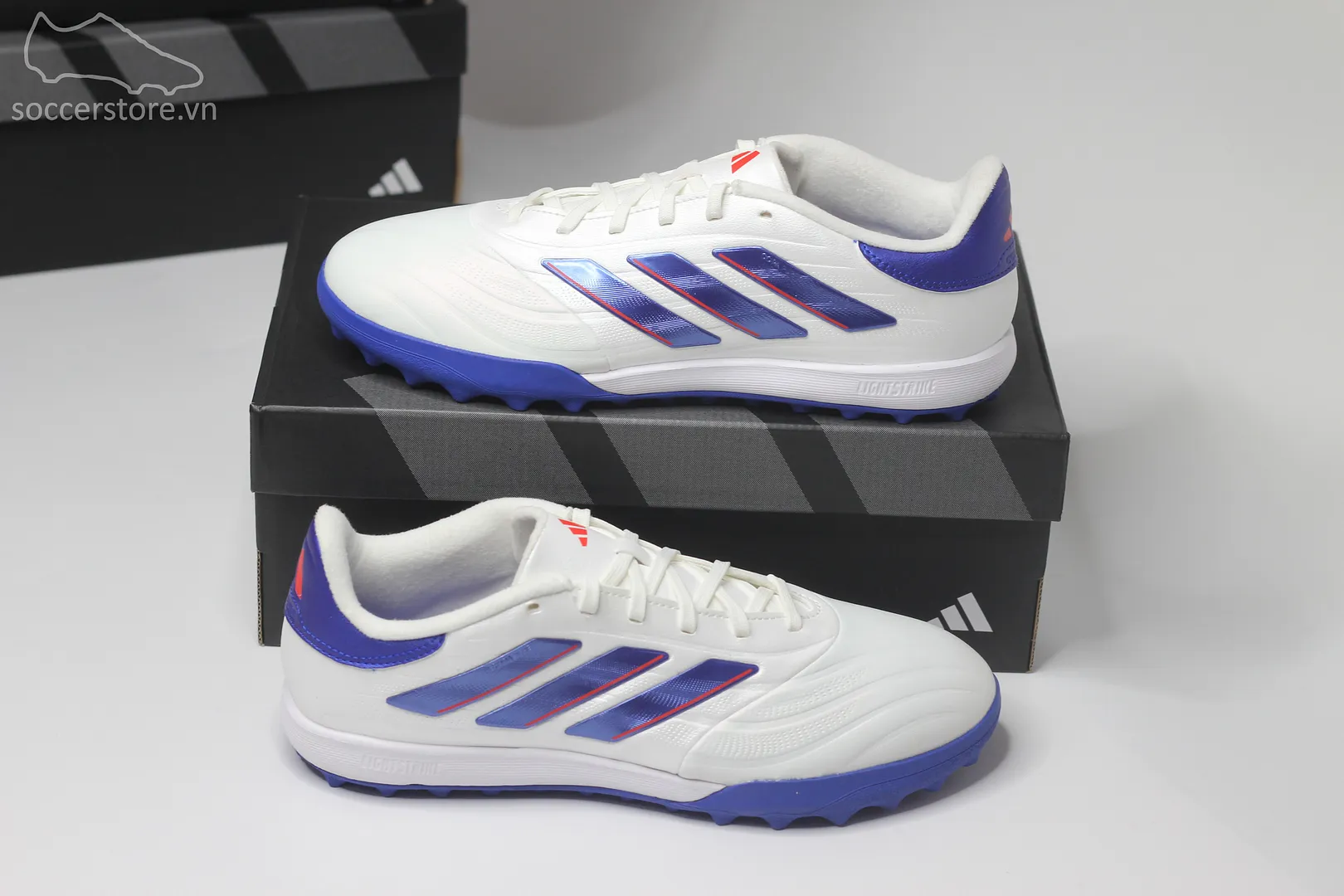 Adidas Copa Pure 2 League TF Advancement pack màu xanh trắng IG6407