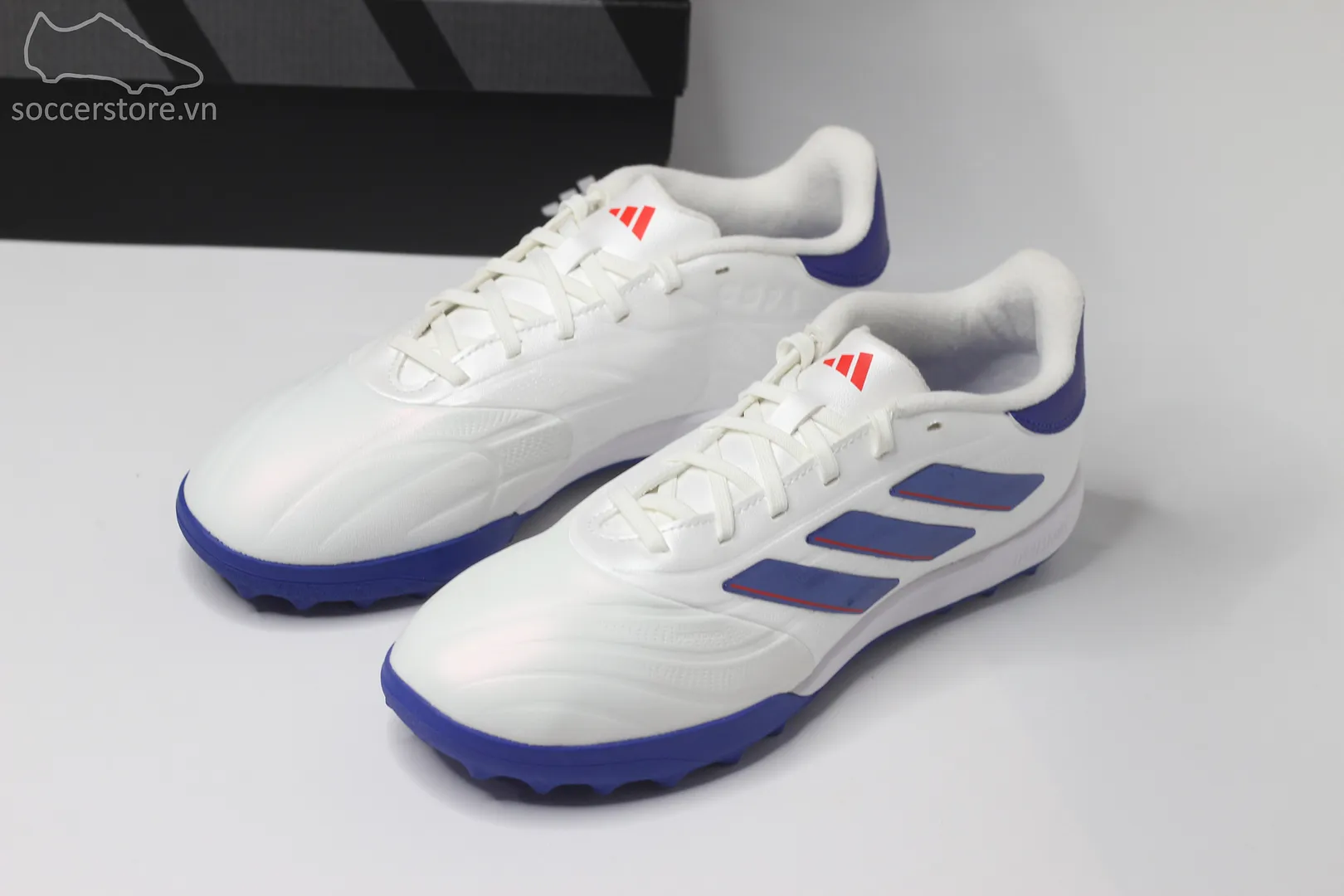 Adidas Copa Pure 2 League TF Advancement pack màu xanh trắng IG6407