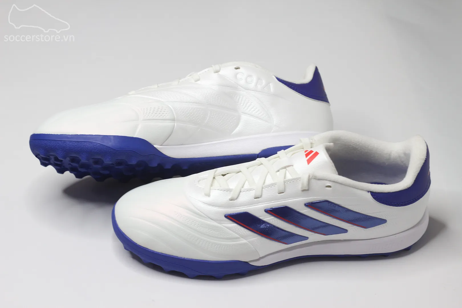 Adidas Copa Pure 2 League TF Advancement pack màu xanh trắng IG6407