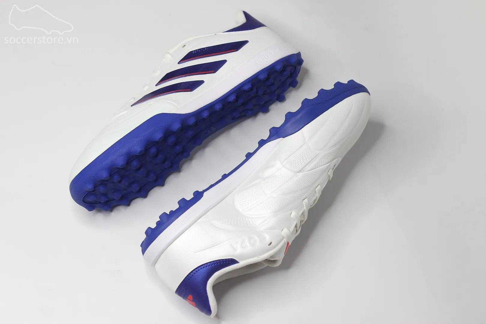 Adidas Copa Pure 2 League TF Advancement pack màu xanh trắng IG6407