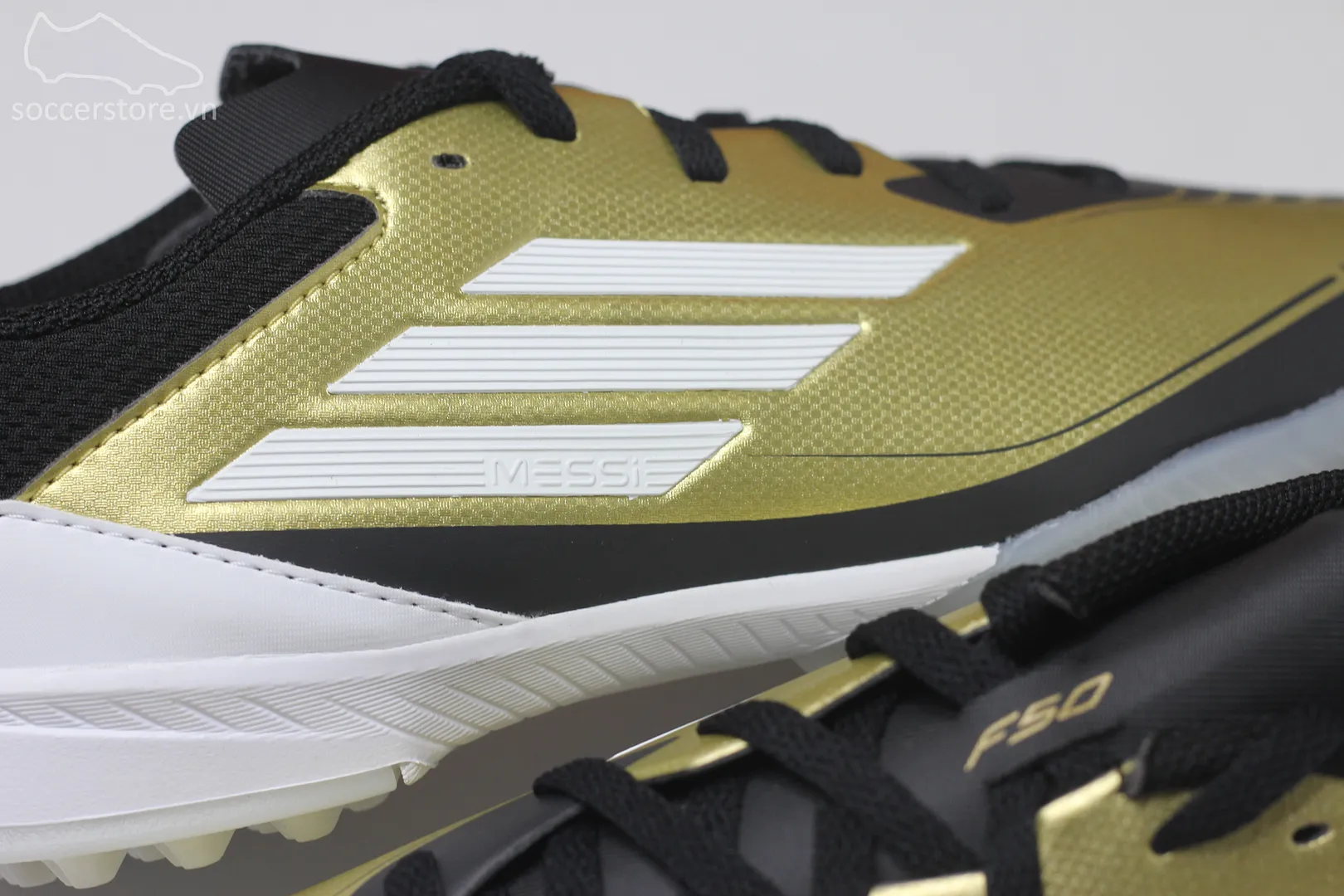 Adidas F50 League TF Messi Junior 'Triunfo Dorado' màu vàng đồng IG9277