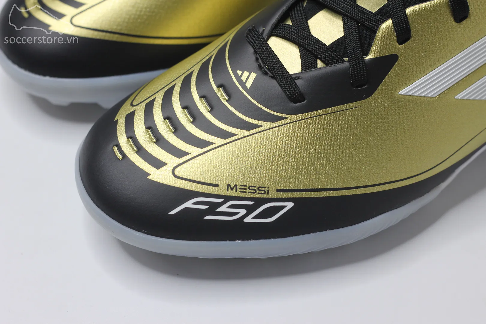 Adidas F50 League TF Messi 'Triunfo Dorado' màu vàng đồng IG9282