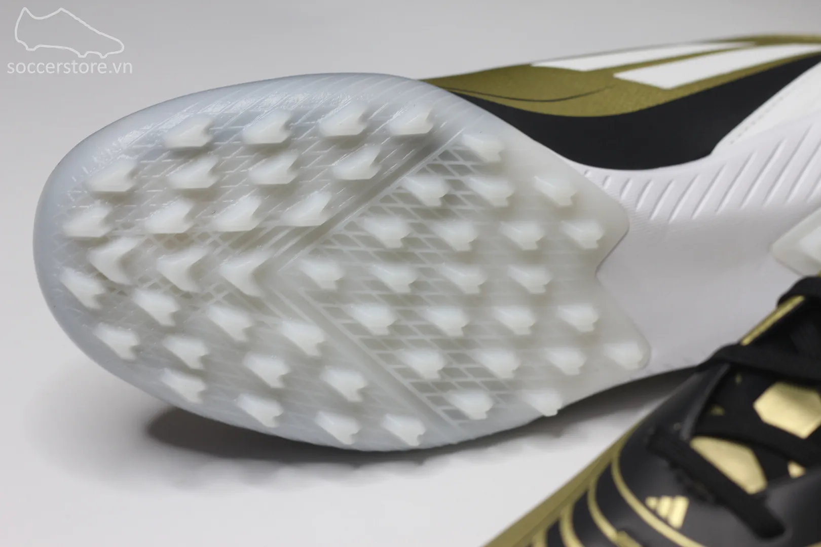 Adidas F50 League TF Messi 'Triunfo Dorado' màu vàng đồng IG9282