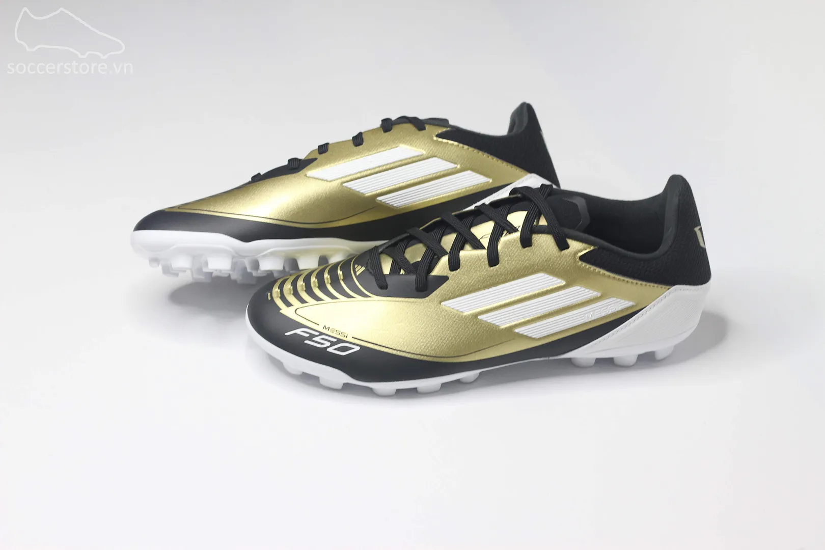 Adidas F50 League AG 2G/3G Messi 'Triunfo Dorado' màu vàng đồng JH9627