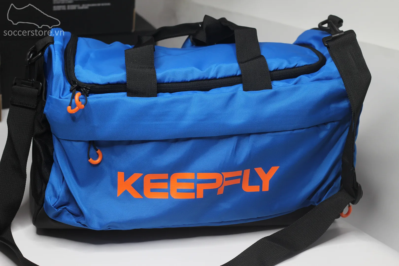 Túi trống bóng đá Keepfly Sky màu xanh- có in ấn & cá nhân hóa