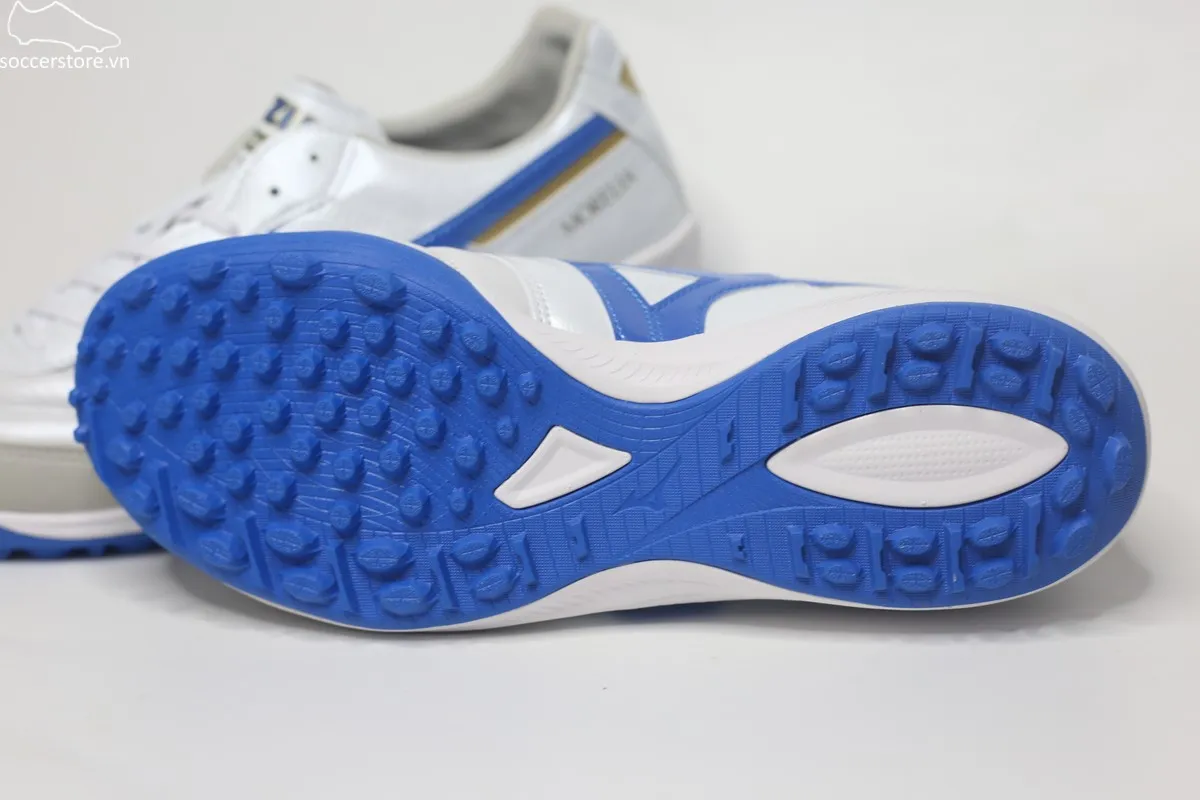 Mizuno Morelia Sala Elite TF màu trắng xanh Q1GB241225