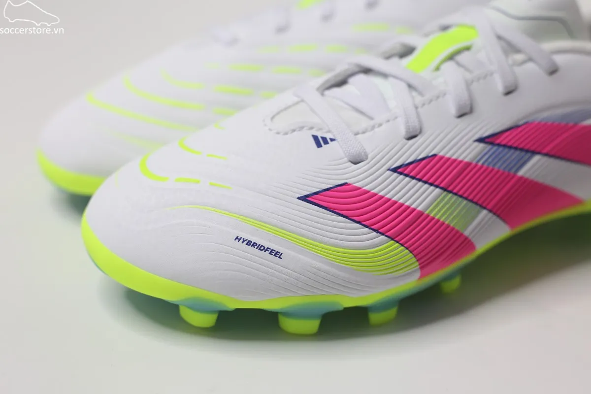 Adidas Predator League MG Jr màu trắng hồng ID3794