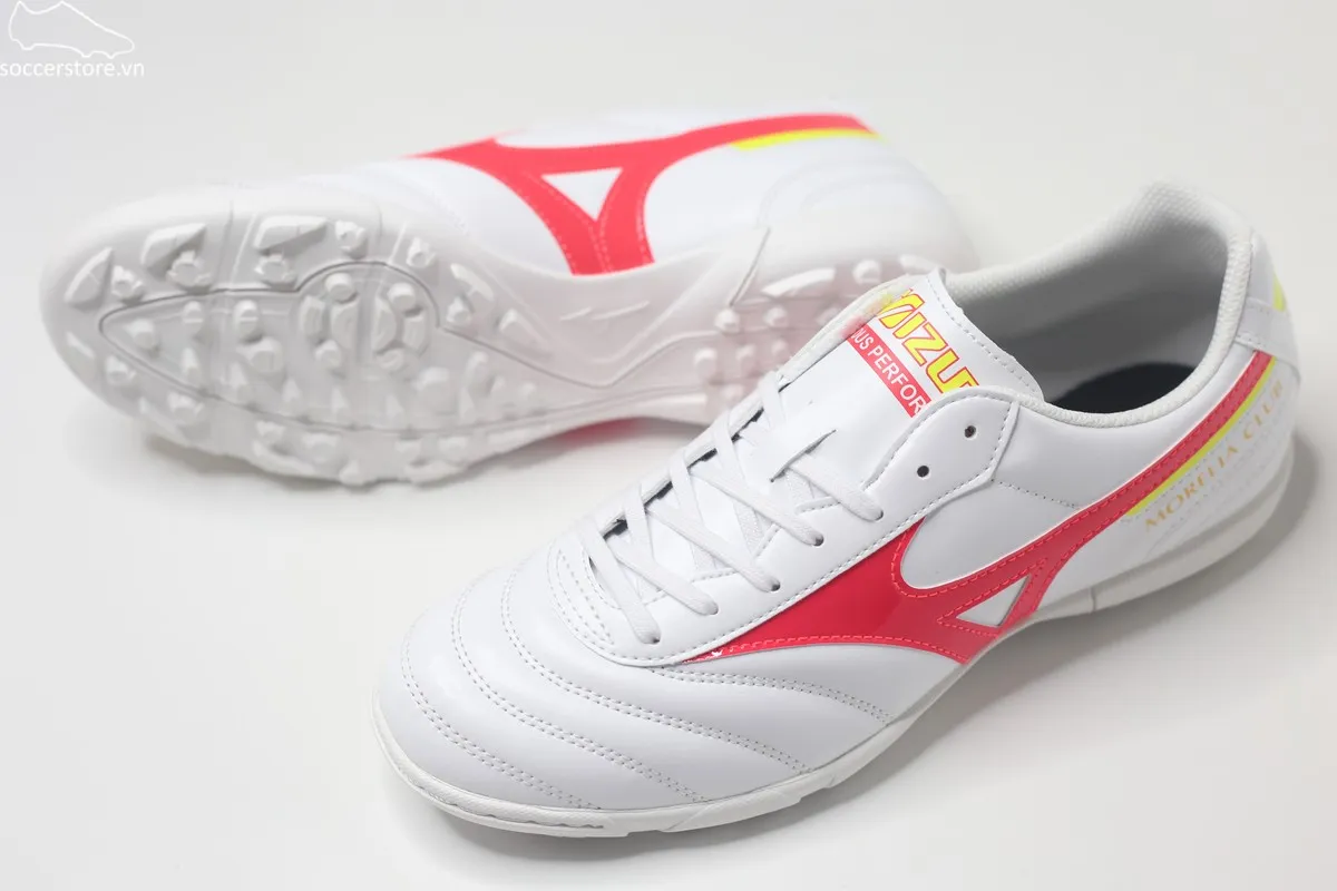 Mizuno Morelia 2 Club TF màu trắng đỏ xanh P1GD231664