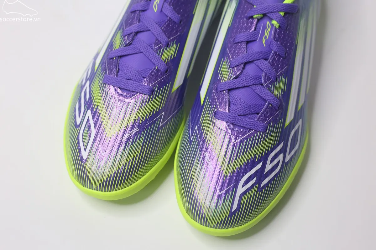 Adidas F50 League TF Jr màu tím Radiant Blaze - JI0000