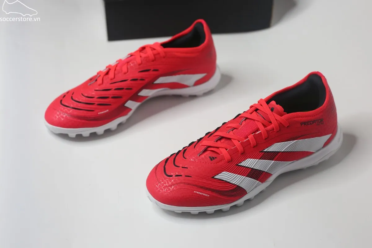 Giày đá bóng Adidas Predator Pro TF- Pure Victory màu đỏ trắng ID3764