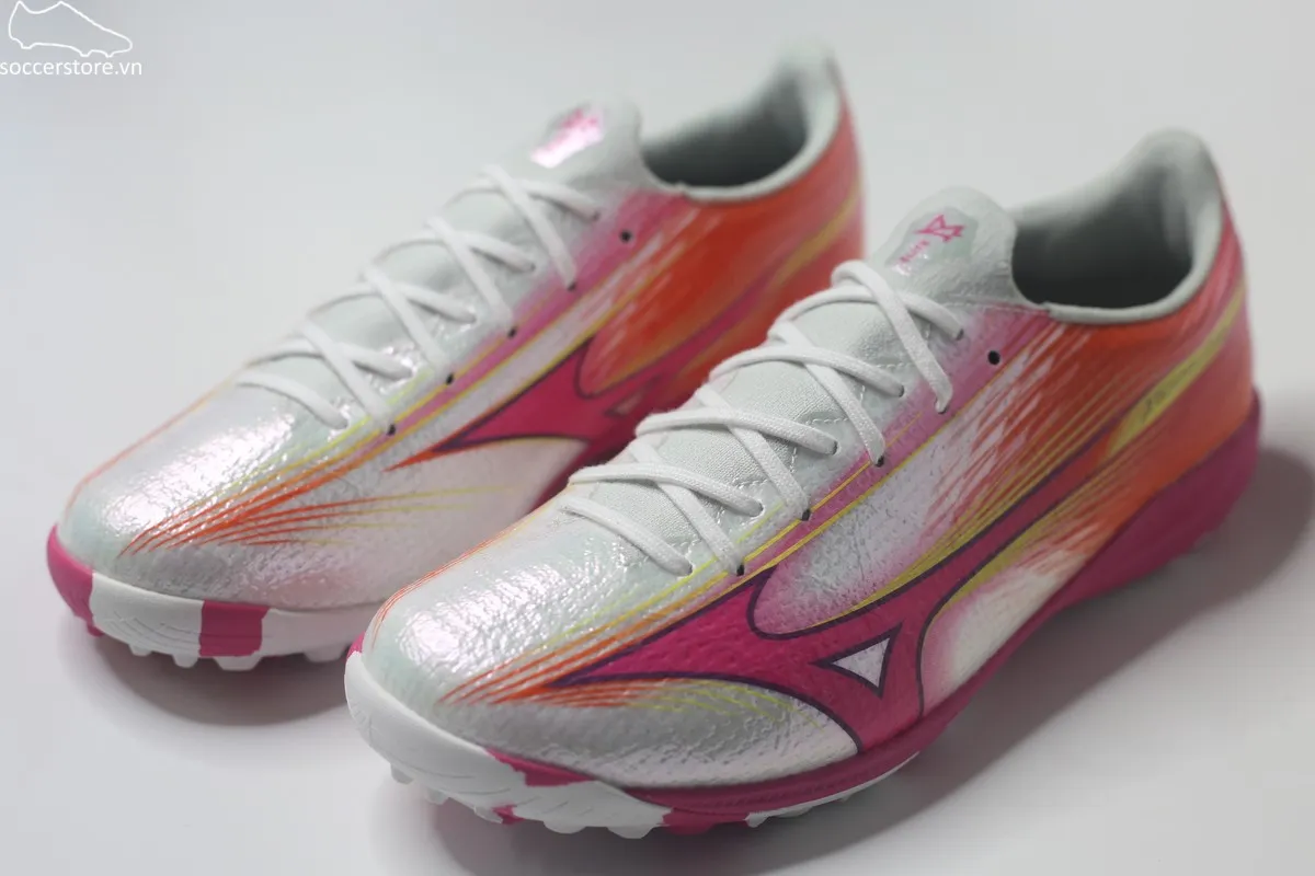 Mizuno Alpha 3 Elite AS TF Blazing Flair- Trắng/ Hồng P1GD266264