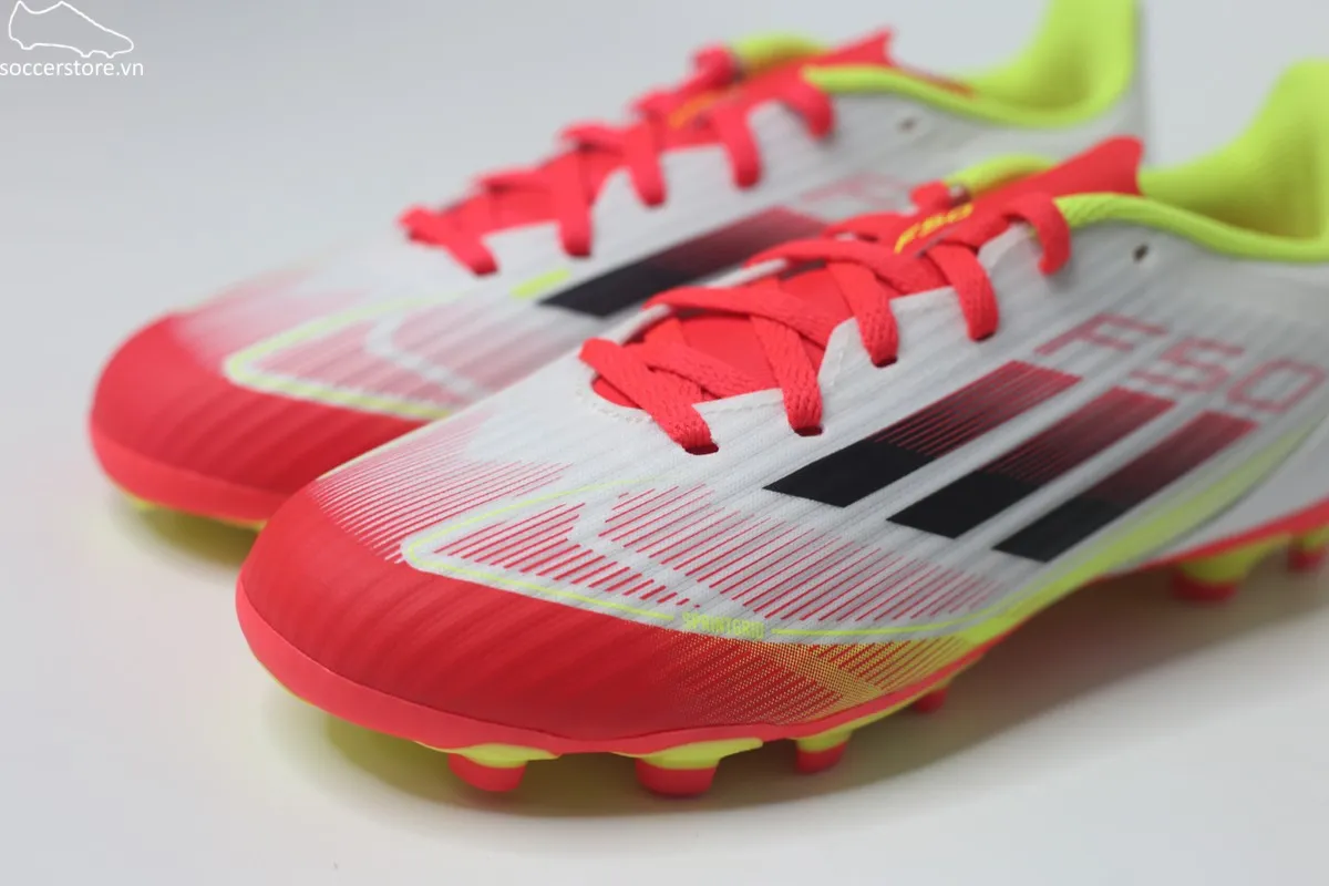 Adidas F50 League MG Kids- Pure Victory pack màu trắng đỏ IE3752 Jr