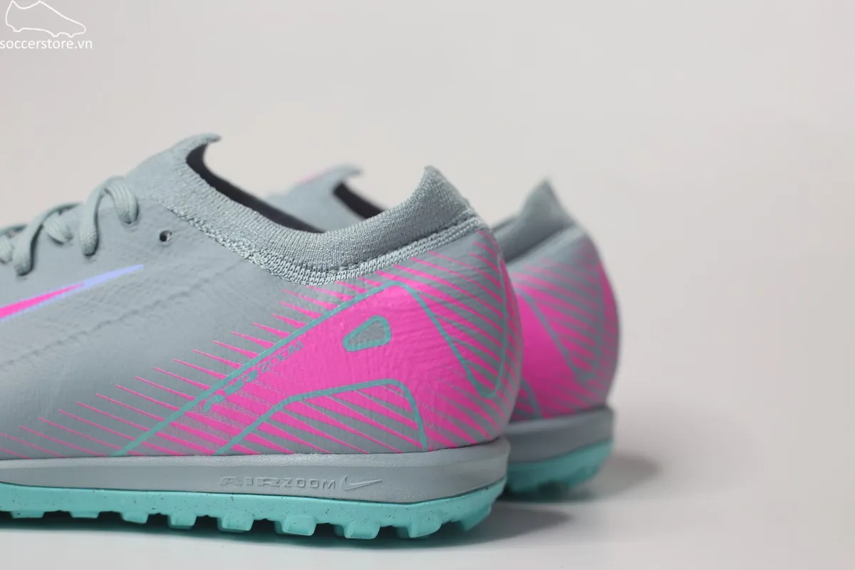 Nike Mercurial Vapor 16 Pro TF Air Zoom Refresh pack màu xám xanh FQ8687-301