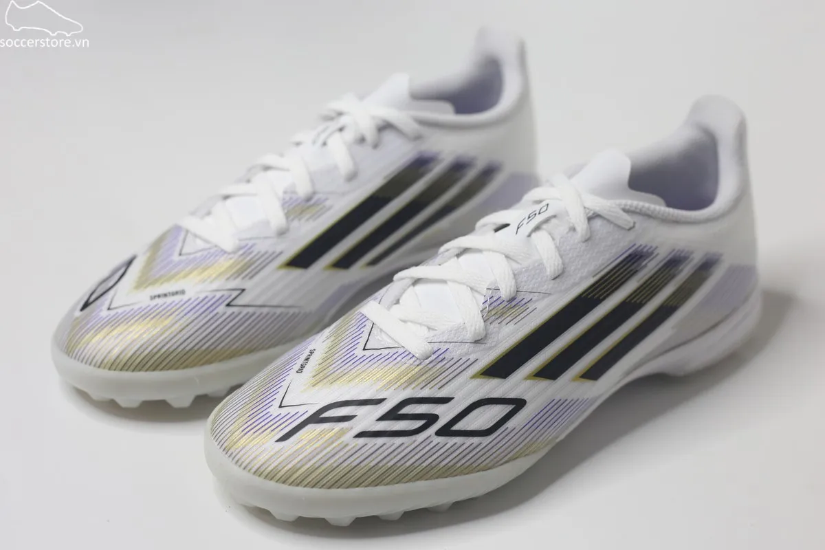 Adidas F50 League Jr trắng đồng Road to Glory - JI0002