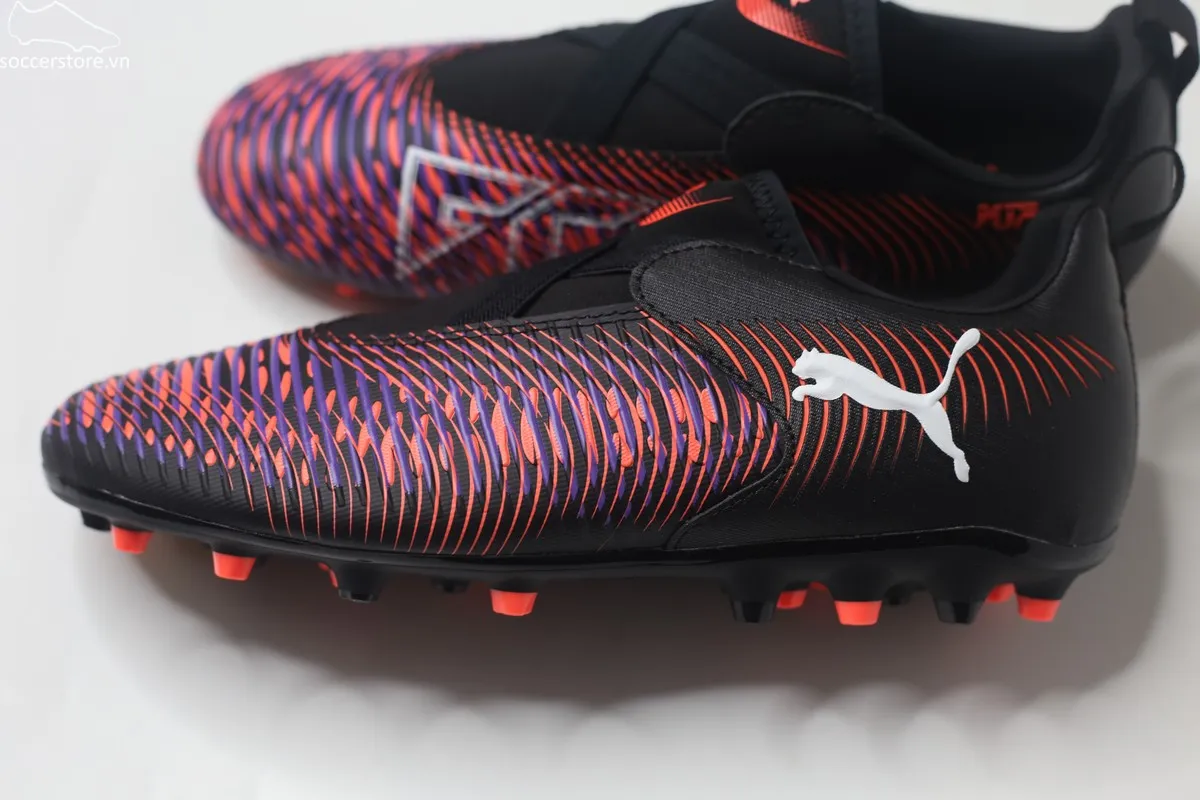 Puma Future 8 Match MG LL Jr màu sọc đen đỏ 108390-01