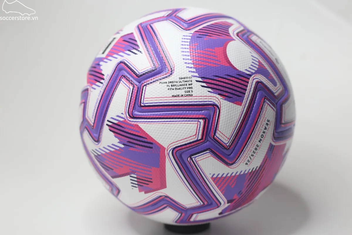 Bóng Puma Orbita Ultimate EPL 25/26- White/ Multi Color 084893-01