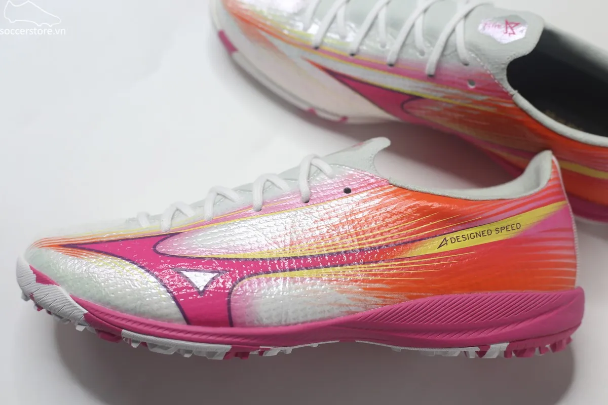 Mizuno Alpha 3 Elite AS TF Blazing Flair- Trắng/ Hồng P1GD266264