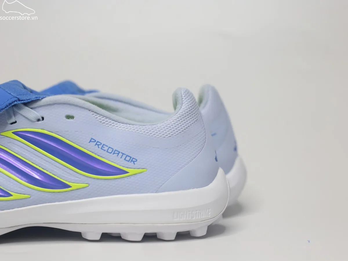 Adidas Predator League TF FT- Ice Cold Precision màu xanh ngọc Crystal Sky/ Ray Blue/ Solar Yellow JR7874