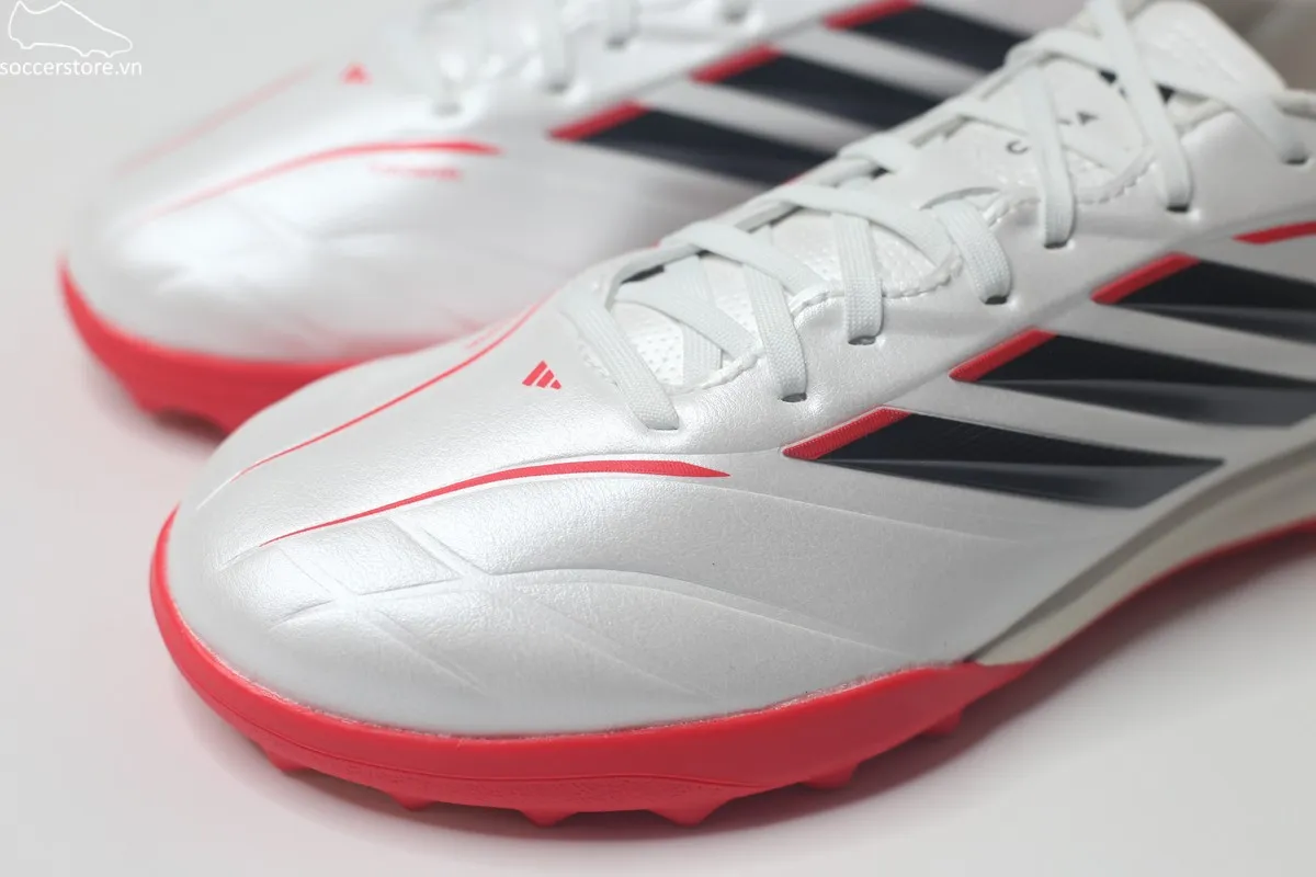 Adidas Copa Pure IV League TF trắng bạc Born For Goals JQ0477