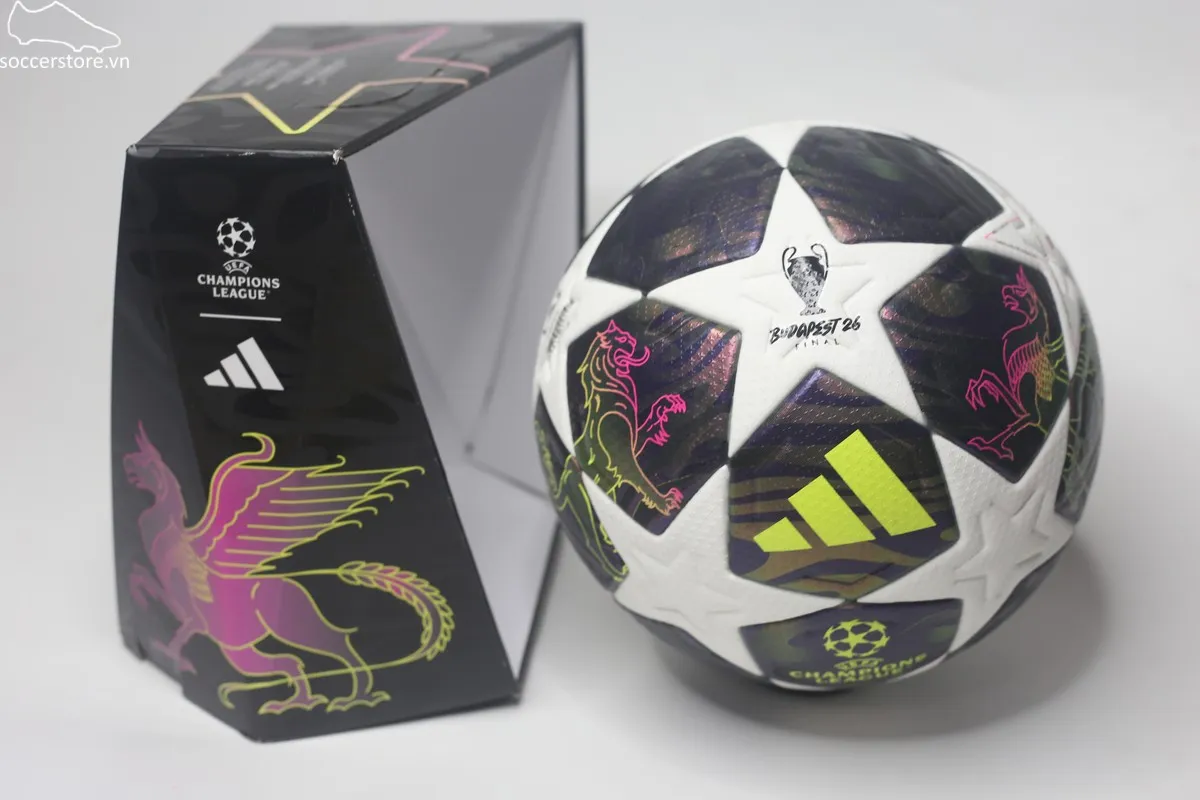 Bóng Adidas UCL Pro Final OMB Puskás Aréna 2026 JX9077
