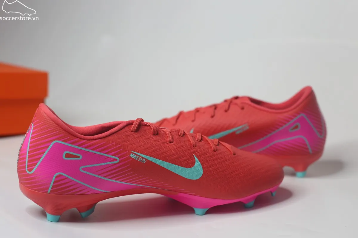Nike Mercurial Vapor 16 Academy MG / FG Air Zoom- Mad Energy màu đỏ than hồng FQ8374-800