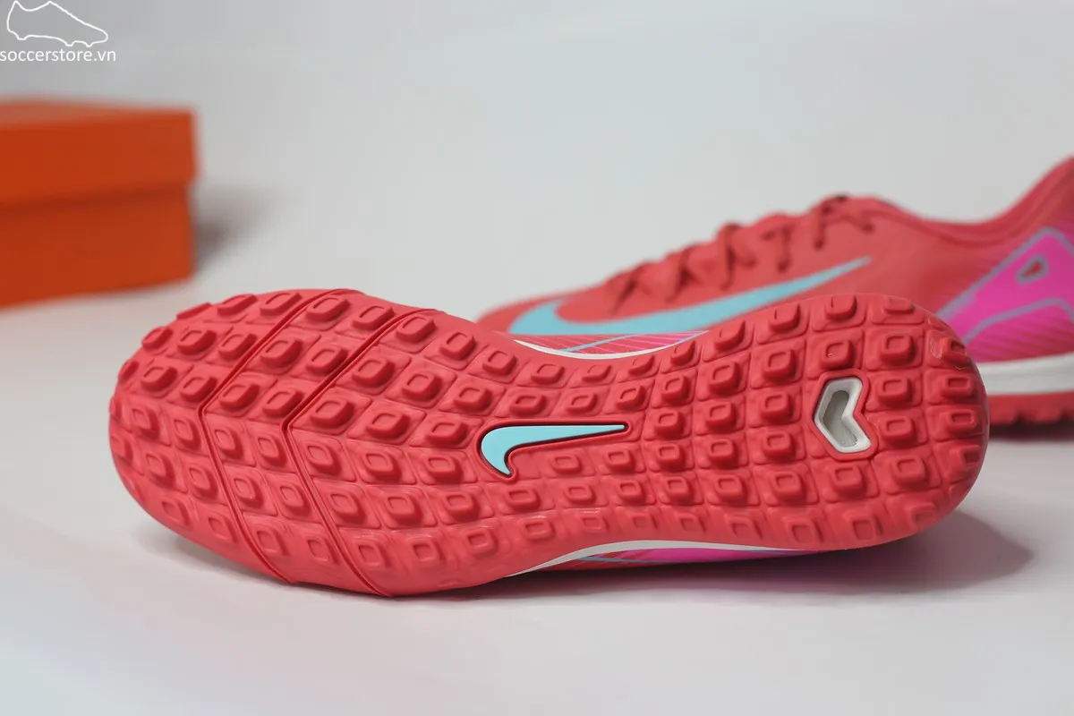 Nike Mercurial Vapor 16 Academy TF Air Zoom Mad Energy màu đỏ than hồng FQ8449-800
