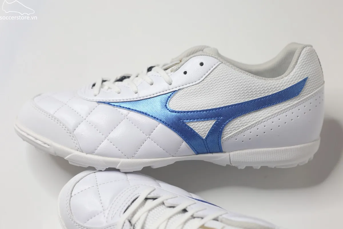 Mizuno Morelia Sala Club TF màu trắng xanh Q1GB241602