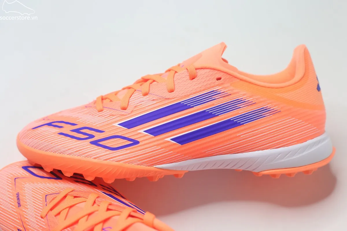 Adidas F50 League TF màu cam trắng - Coral Blaze - JH7723