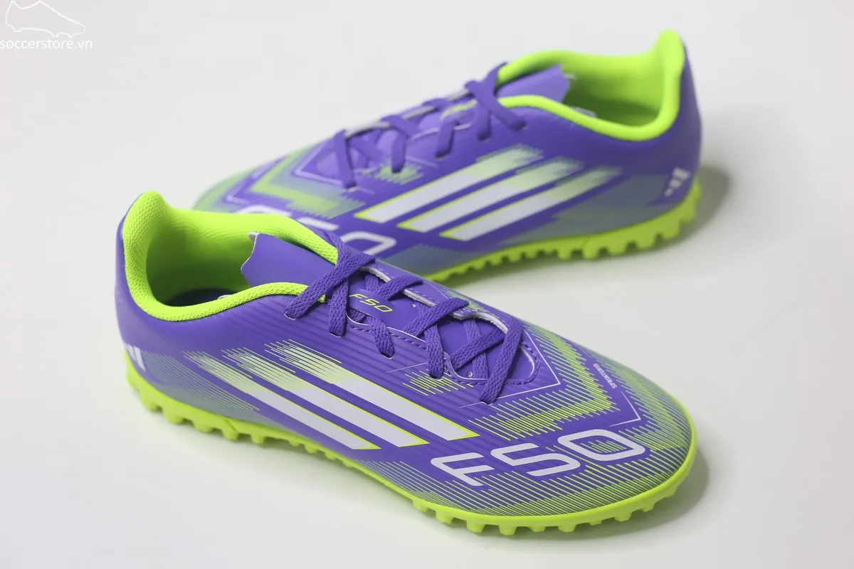 Adidas F50 Club TF Jr màu tím JI0039