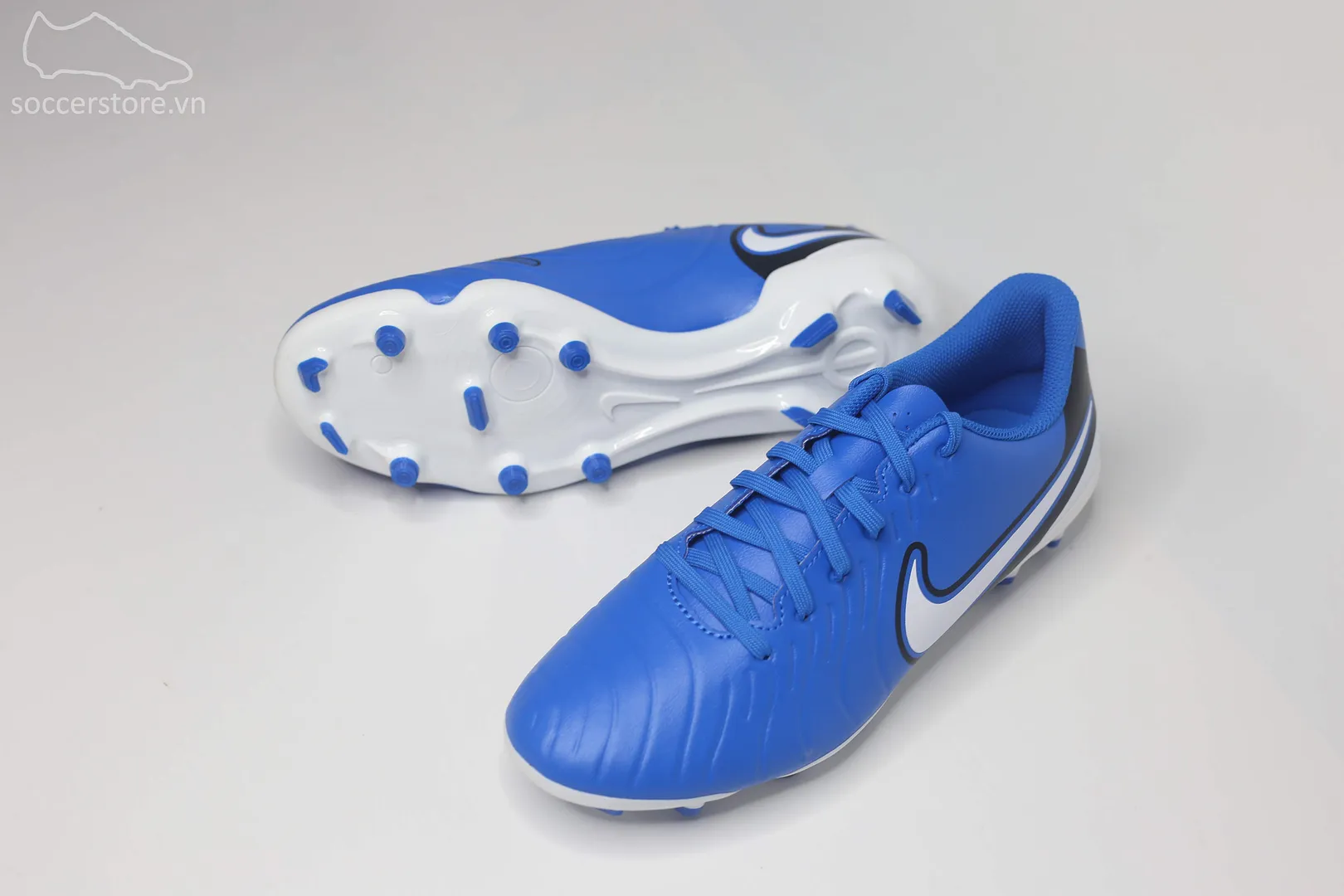 Nike Tiempo Legend 10 Club MG/FG Mad Ambition màu xanh dương trắng DV4344-400