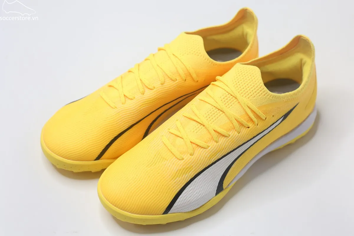Puma Ultra Ultimate Cage TF màu vàng trắng 107502-04