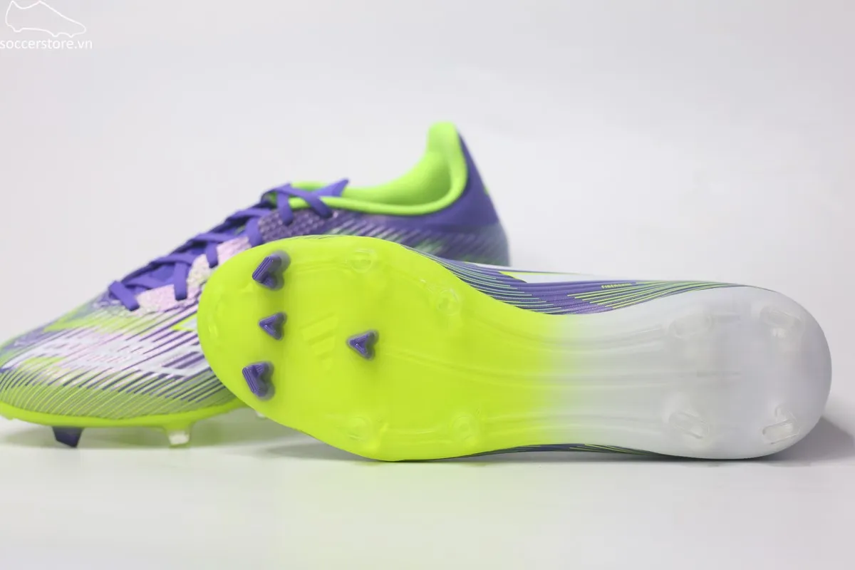 Adidas F50 League FG/MG màu tím Radiant Blaze - JI0003