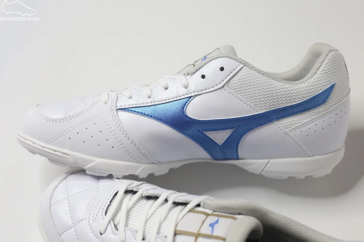 Mizuno Morelia Sala Club TF màu trắng xanh Q1GB241602