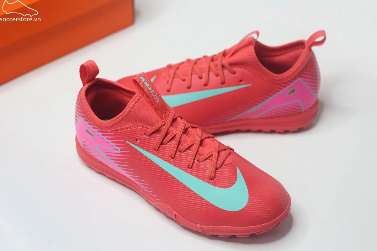 Nike Mercurial Vapor 16 Academy TF Jr đỏ than hồng FQ8284-800