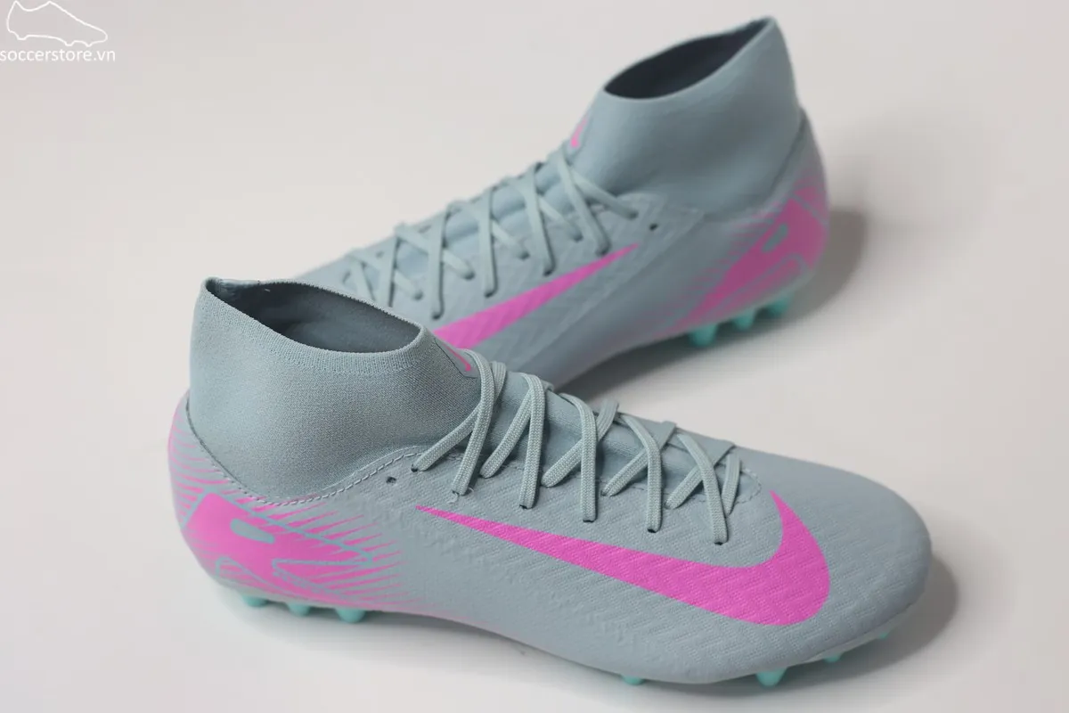 Nike Mercurial Superfly 10 Academy AG Air Zoom- Prism pack màu xanh xám FQ8329-301