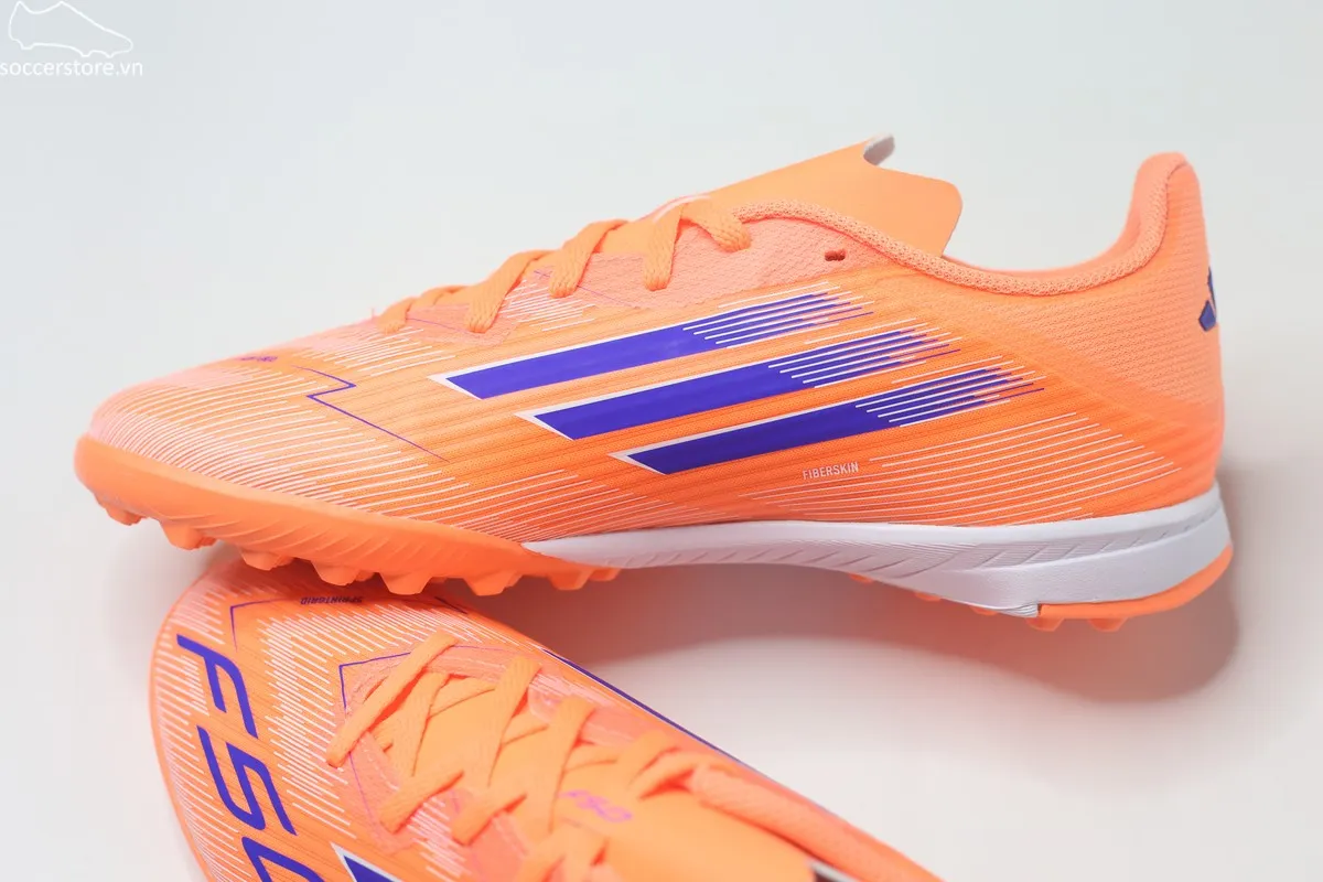 Giày Adidas F50 League TF J - màu cam trắng – Coral Blaze – JI0001