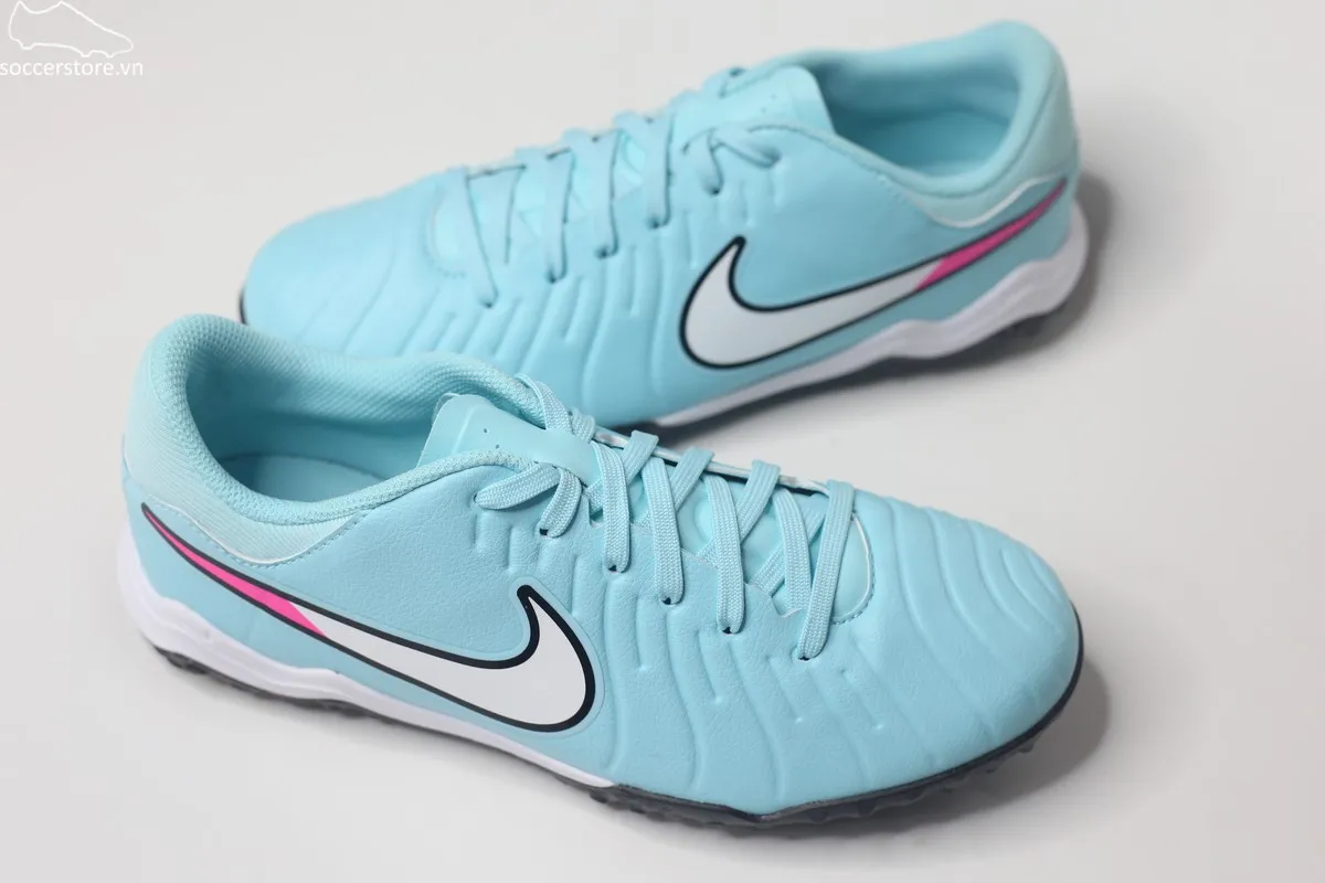 Nike Tiempo Legend 10 Academy TF Jr Prism pack màu xanh ngọc DV4351-401