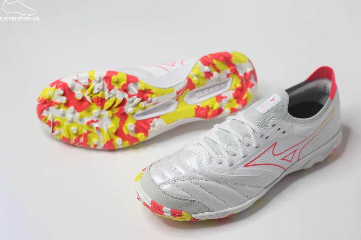 Mizuno Morelia Neo Sala β Beta Japan màu trắng/ đỏ/ vàng Q1GB239064