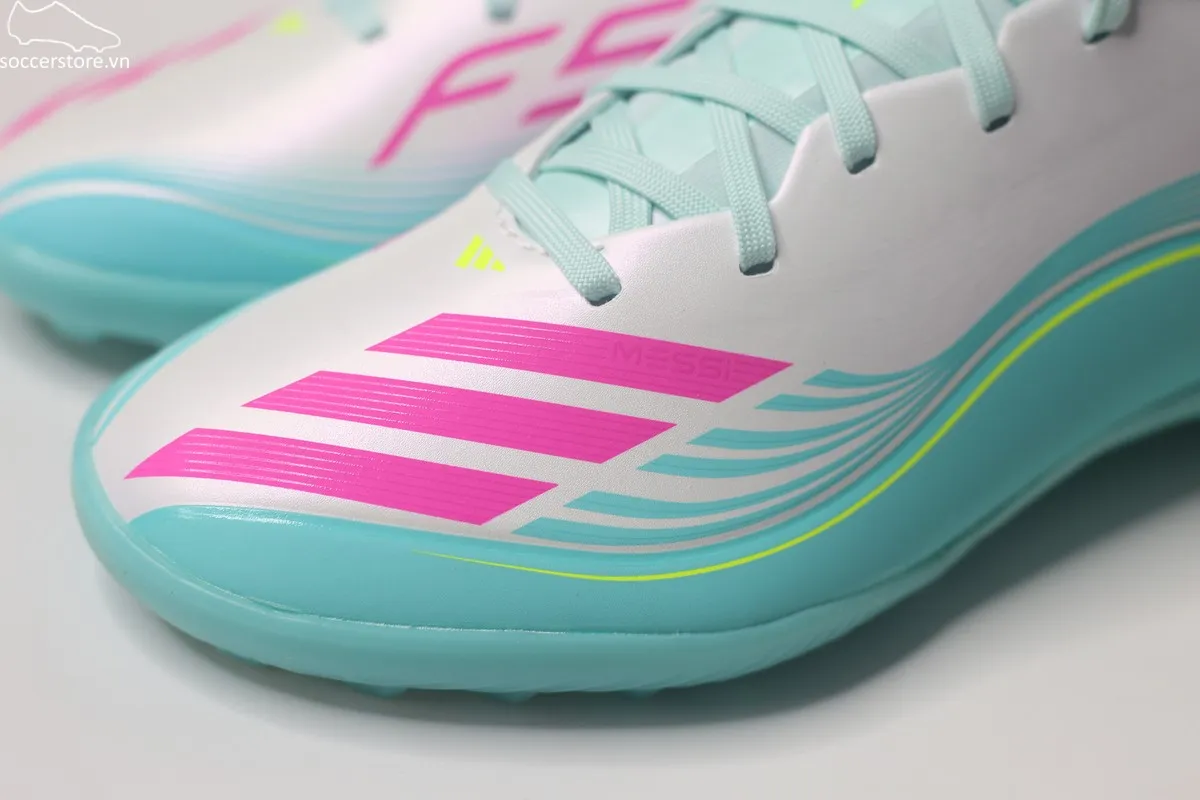 Adidas F50 League TF Messi xanh ngọc JQ0937