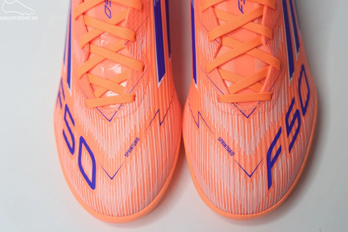 Adidas F50 League TF màu cam trắng - Coral Blaze - JH7723