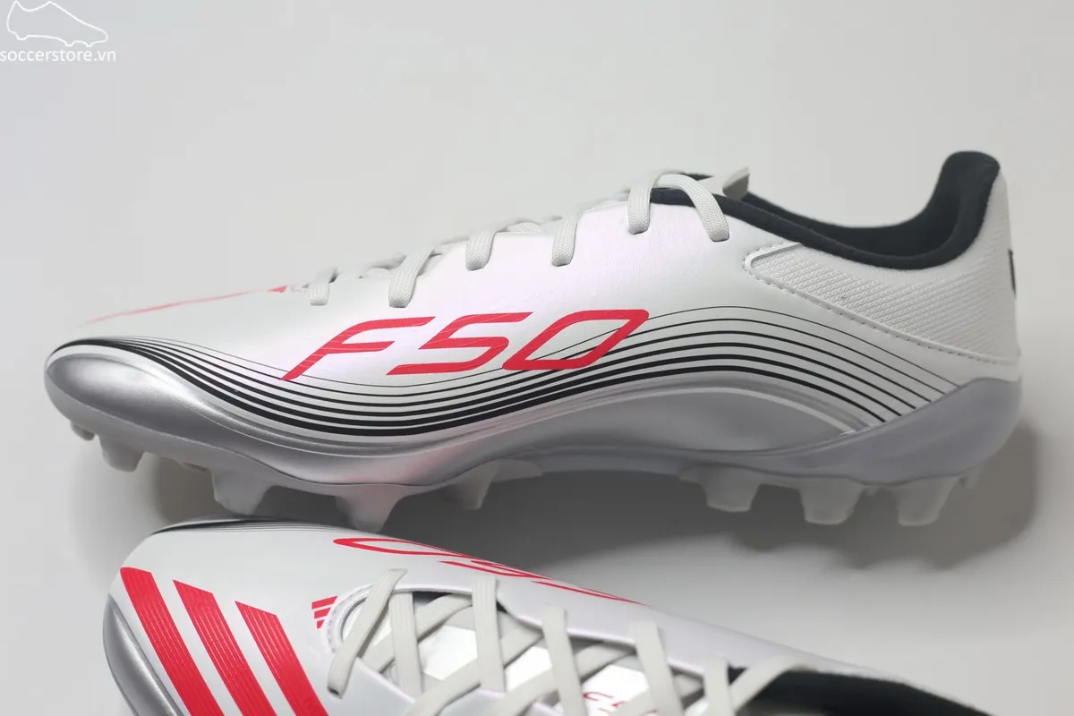 Adidas F50 League AG 2G/3G Messi màu trắng bạc JP7462