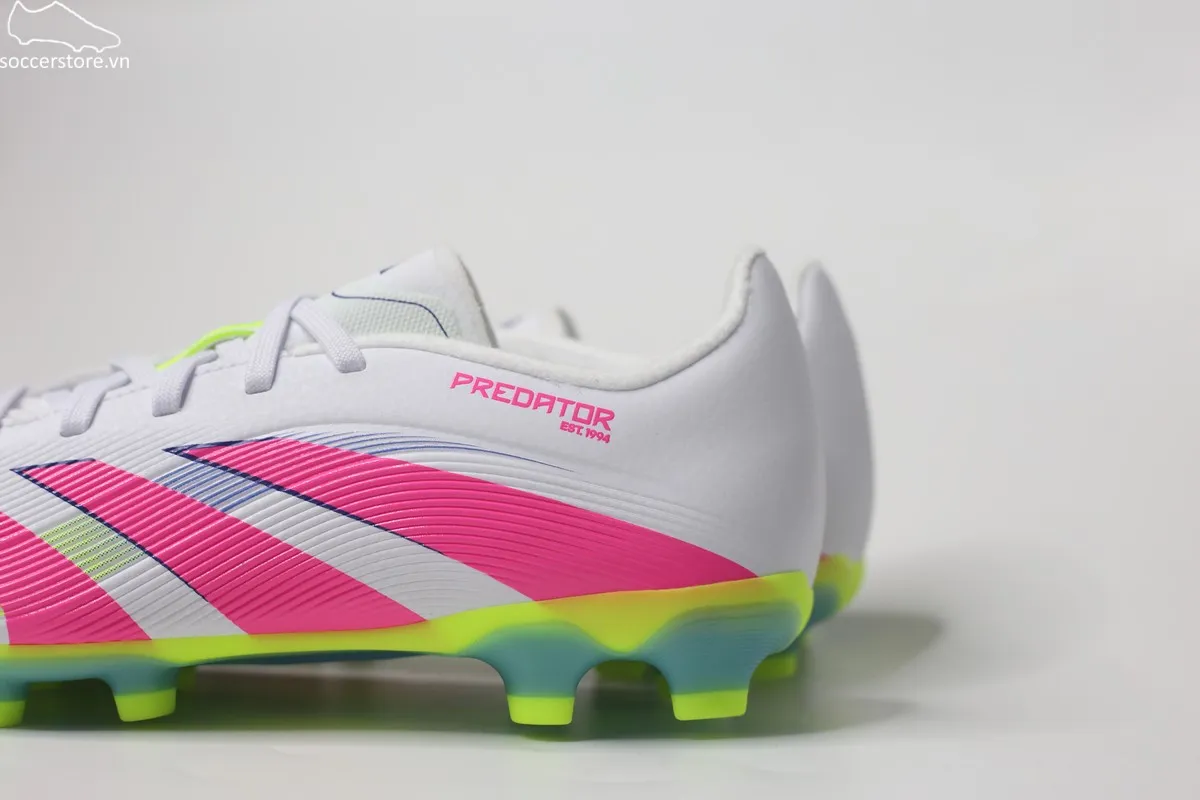 Adidas Predator League MG Jr màu trắng hồng ID3794